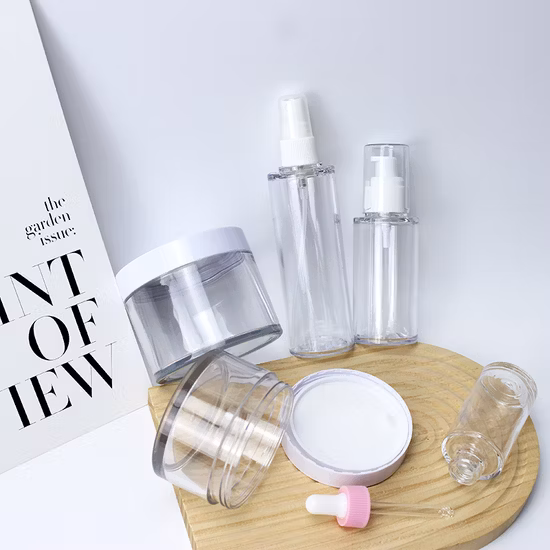 OEM ODM の化粧品の包装デザインの香水瓶セット 100ml 50ml 美しいキャップが付いています